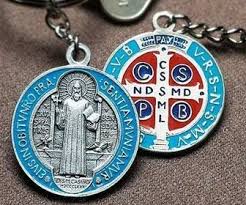 Medalla de San Benito de 2 - Medalla de San Benito bendecida por el Papa